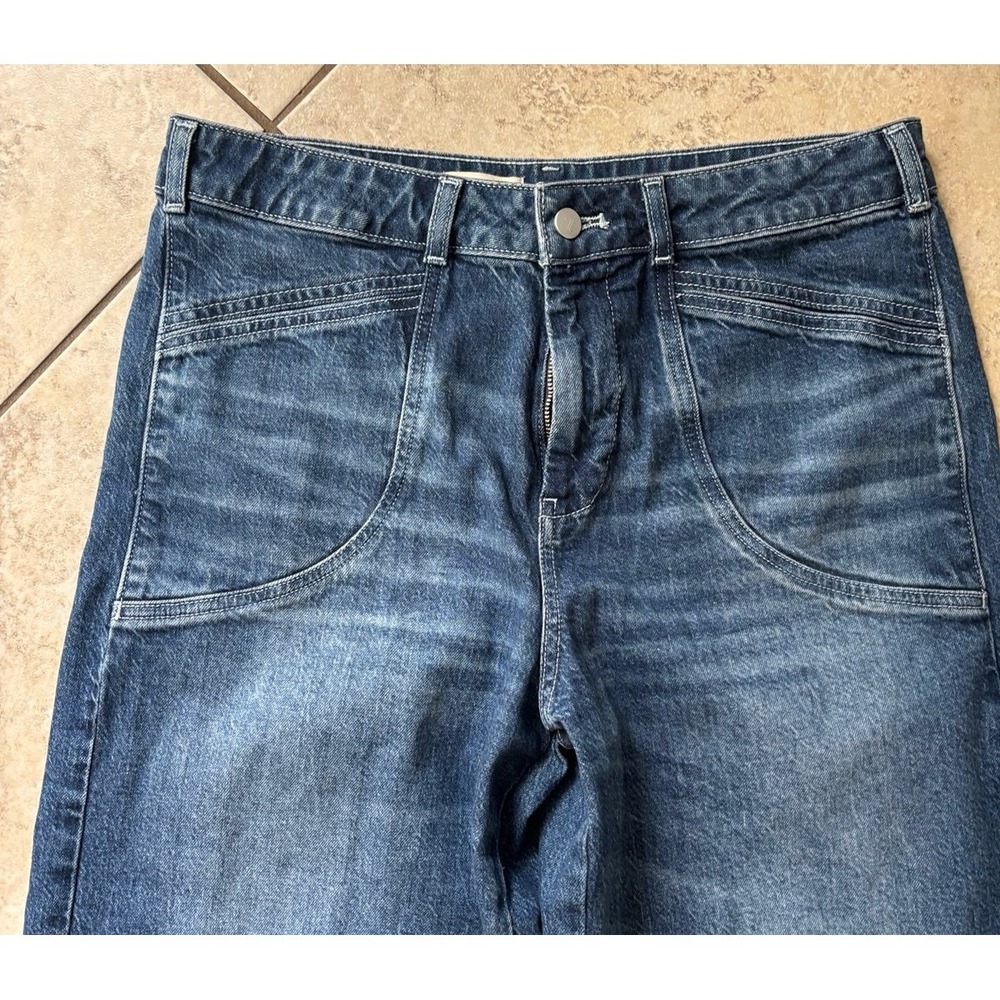 Pilcro high rise ultra wideleg denim trouser size 29 - Picture 6 of 9